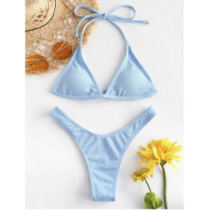 halter bikini set